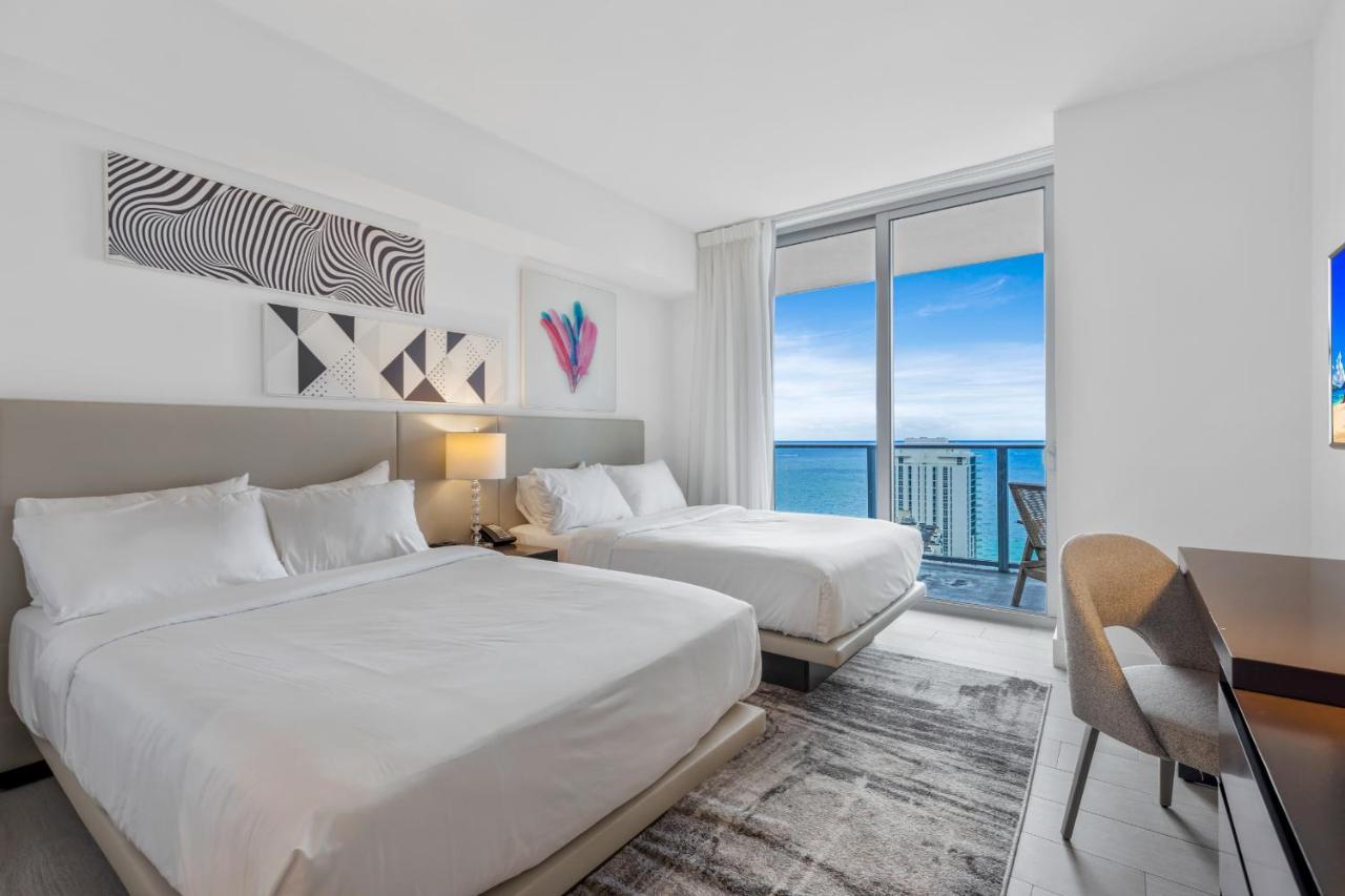 Hyde House - Luxury Waterfront 2Br 2Ba Apartment Suite With Direct Ocean View, Roof Top Pool, Resort Amenities Голлівуд Екстер'єр фото