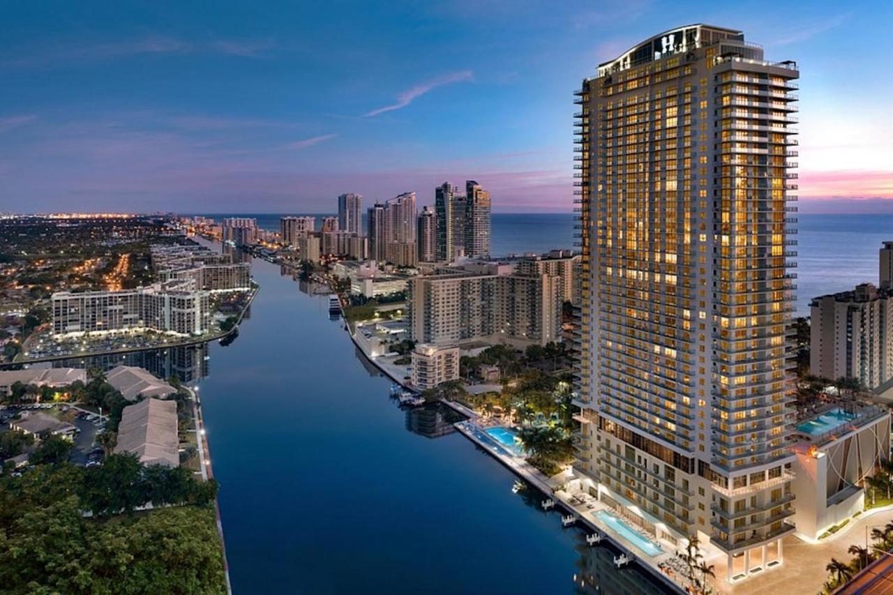 Hyde House - Luxury Waterfront 2Br 2Ba Apartment Suite With Direct Ocean View, Roof Top Pool, Resort Amenities Голлівуд Екстер'єр фото