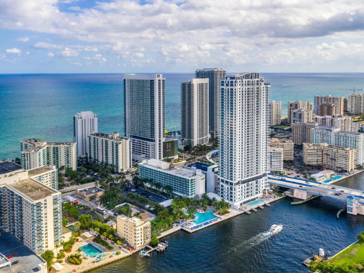 Hyde House - Luxury Waterfront 2Br 2Ba Apartment Suite With Direct Ocean View, Roof Top Pool, Resort Amenities Голлівуд Екстер'єр фото